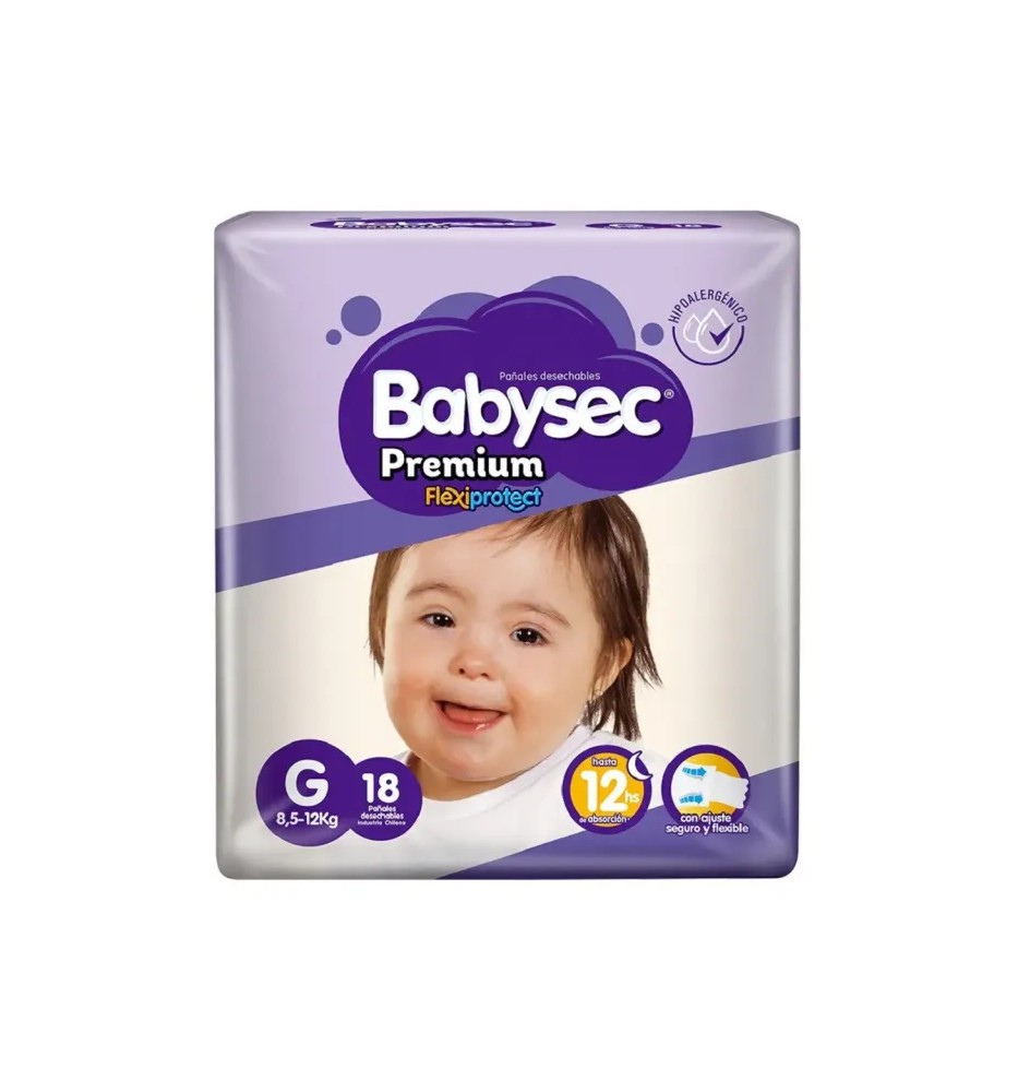 BABYSEC PAÑAL BEBE PREMIUM G X18