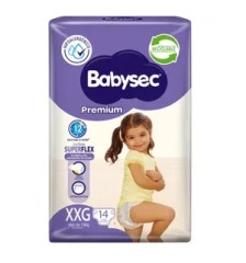 BABYSEC PAÑAL XXG X14