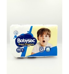 BABYSEC PAÑAL BEBE SUPER PREMIUM XXG X14