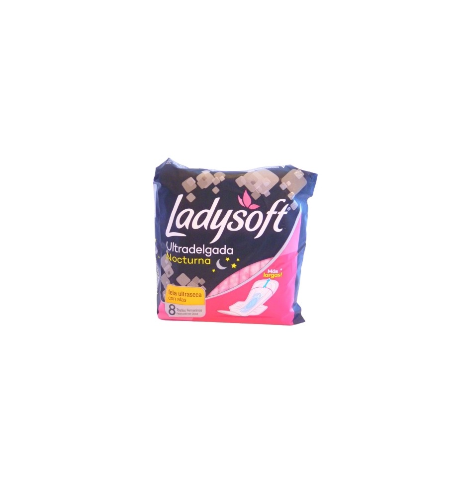 LADYSOFT NOCTURNA ULTRADELGADA C/ALAS X8