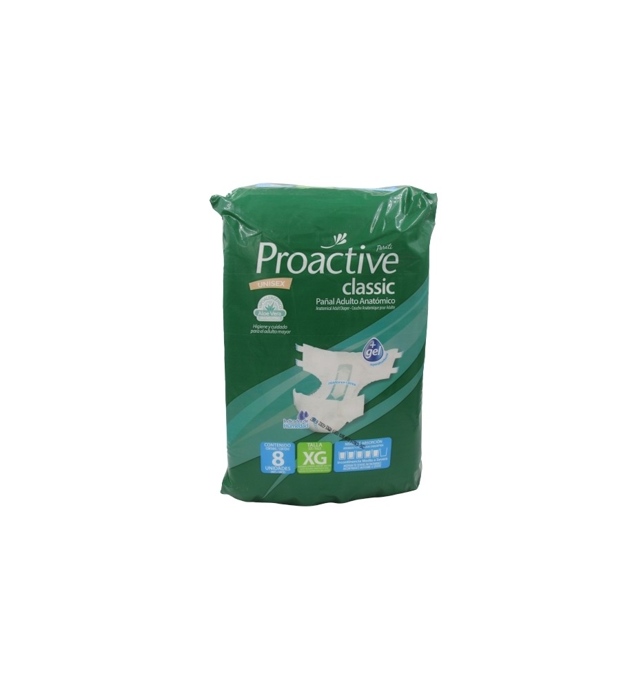 PROACTIVE PAÑAL ADULTO TALLA G X8