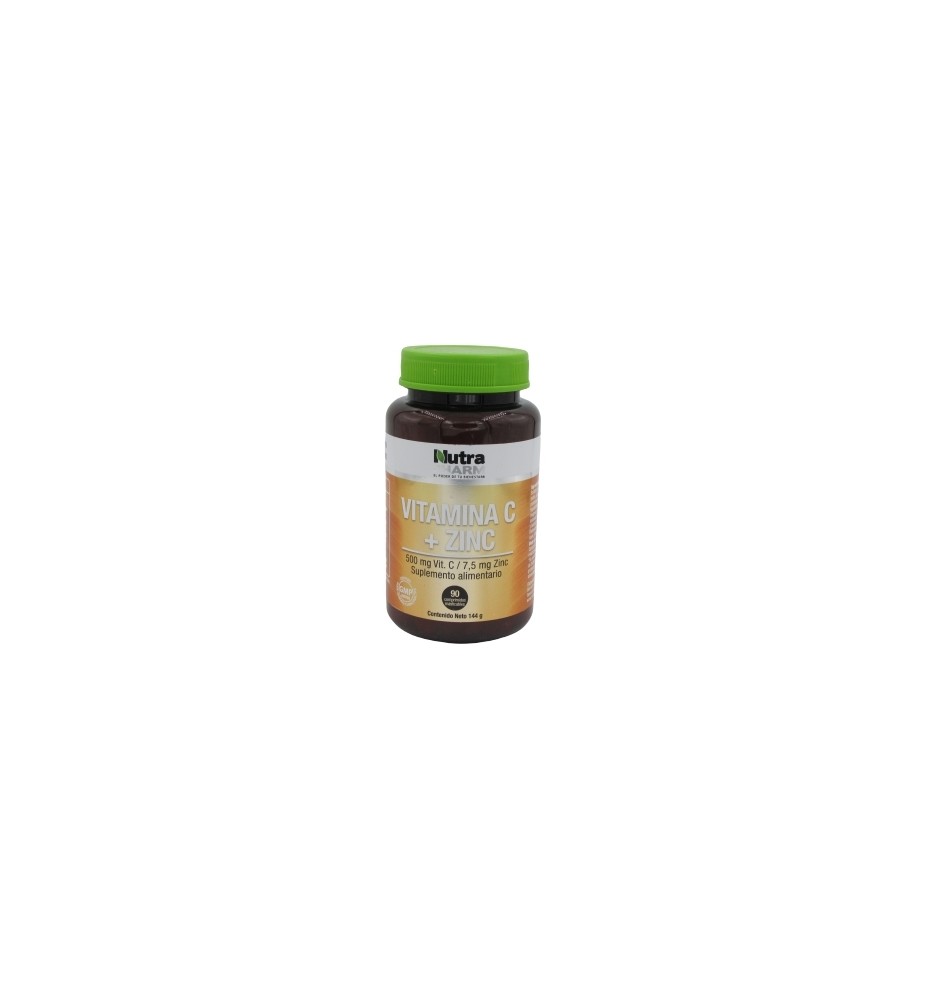 VITAMINA C 500mg  + ZINC x90 COM