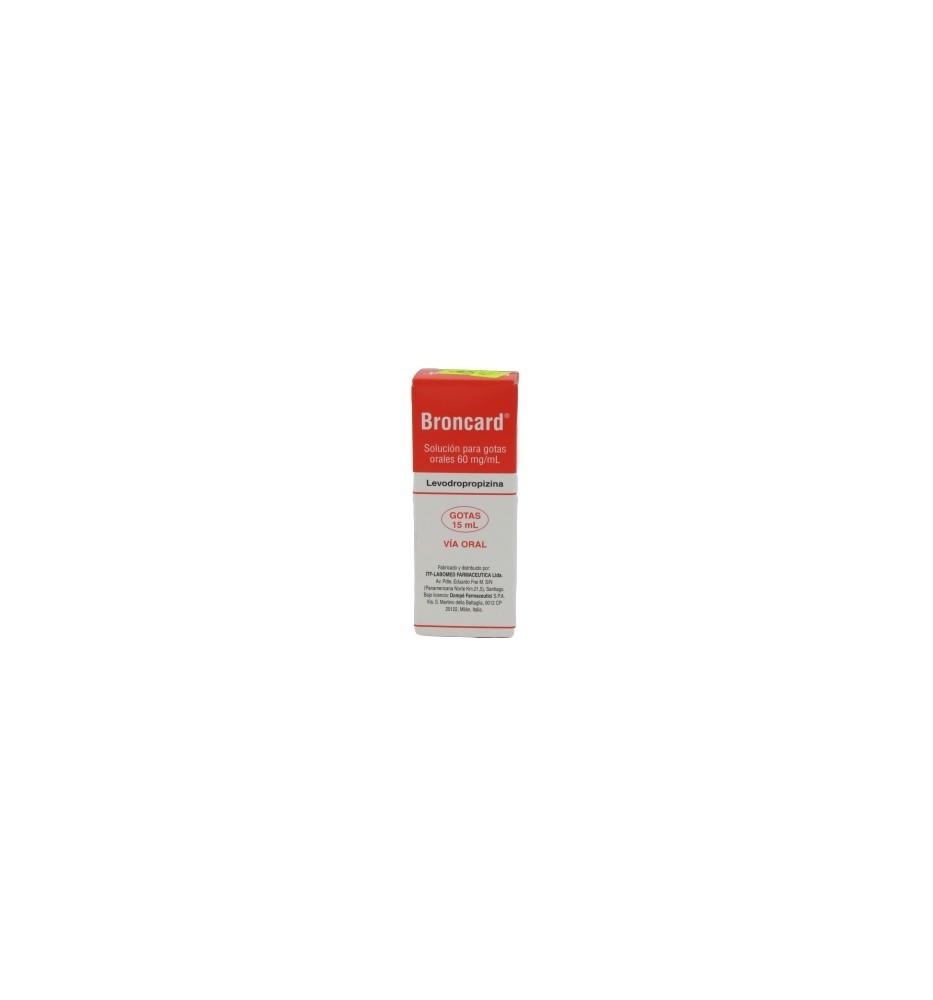 BRONCARD 60 MG / ML X 15 ML GOTAS BRONCARD 60 MG / ML X 15 ML GOTAS