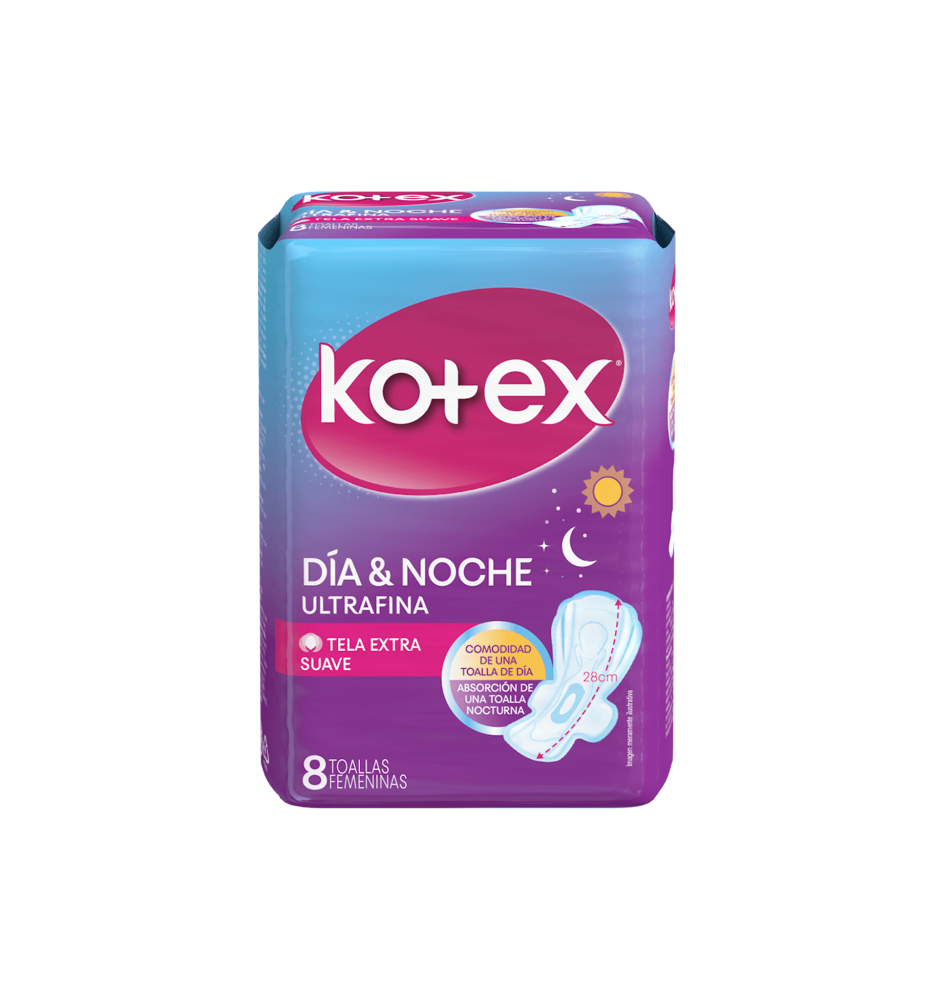 KOTEX DIA Y NOCHE ULTRAFINA X8 KOTEX DIA Y NOCHE ULTRAFINA X8
