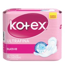KOTEX ULTRAFINA SUAVE C/ALAS X8