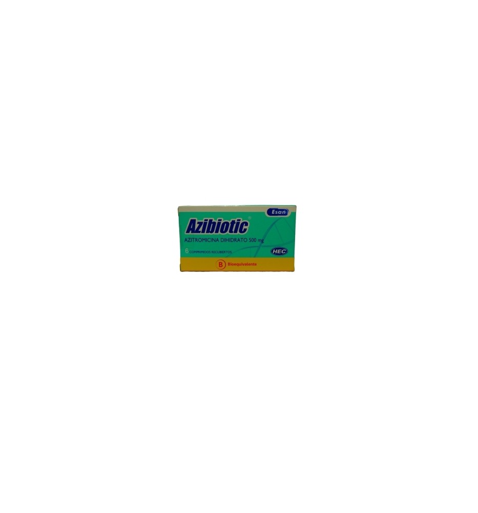 AZIBIOTIC 500 MG X 6 COMPRIMIDOS AZIBIOTIC 500 MG X 6 COMPRIMIDOS