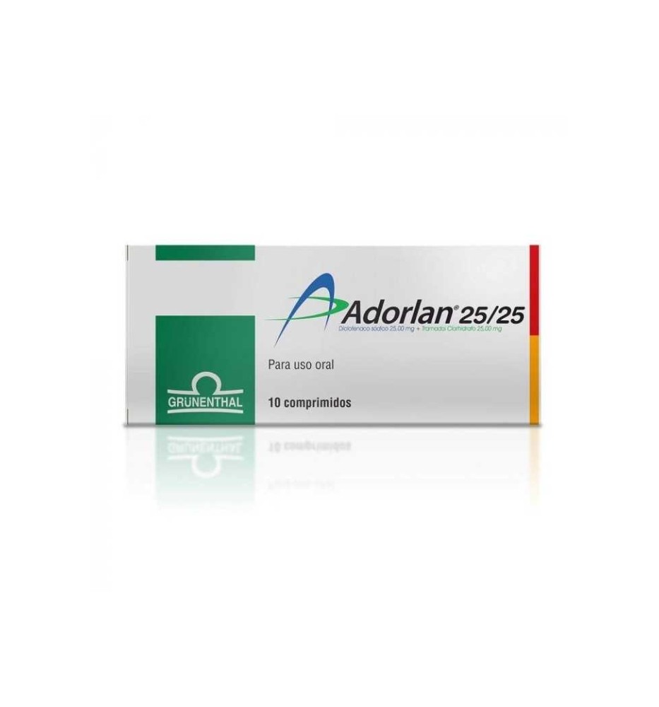 ADORLAN 25 25 MG 25MG X10 COMPRIMIDOS