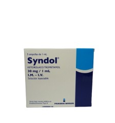 SYNDOL 30MG IV X5 AMPOLLAS