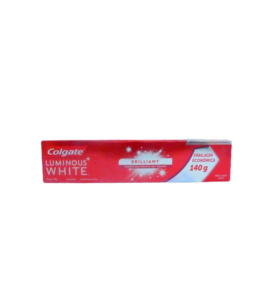PASTA DENTAL COLGATE LUMINOUS WHITE 140G X140 PASTA DENTAL COLGATE LUMINOUS WHITE 140G X140