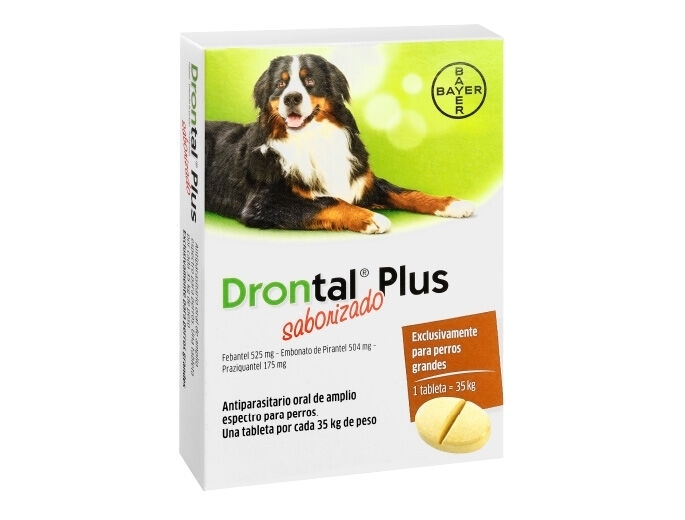 DRONTAL PLUS RAZA GRANDE X 1 COMPRIMIDO