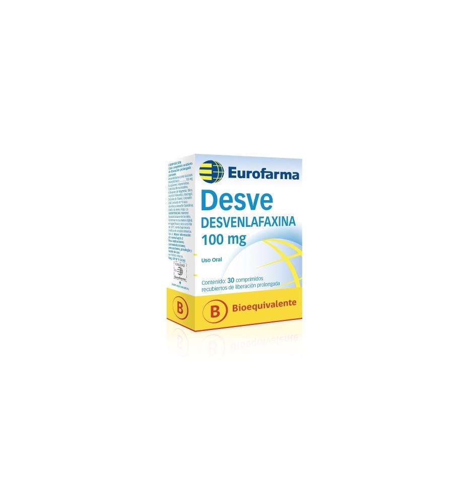 DESVE 100 MG X 30 COMPRIMIDOS