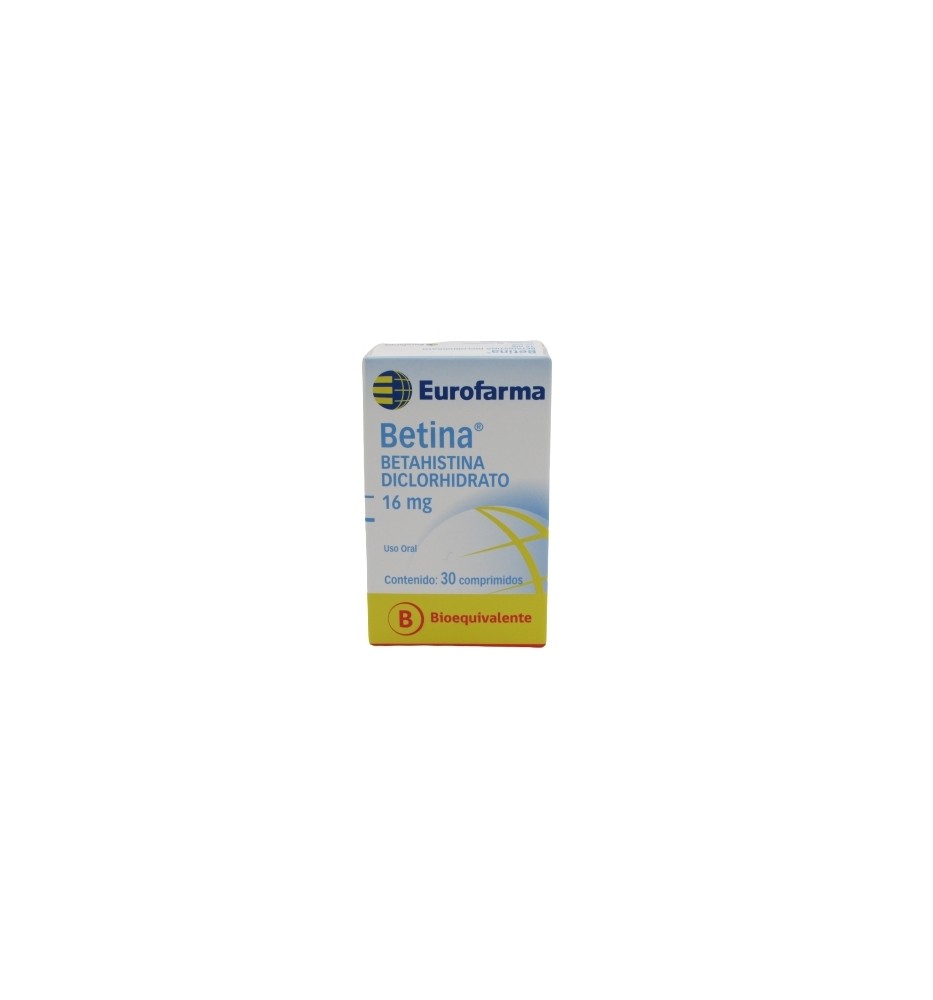 BETINA 16MG X30 COMPRIMIDOS BETINA 16MG X30 COMPRIMIDOS