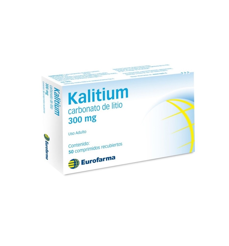KALITIUM 300 MG X 50 COMPRIMIDOS RECUBIERTOS KALITIUM 300 MG X 50 COMPRIMIDOS RECUBIERTOS
