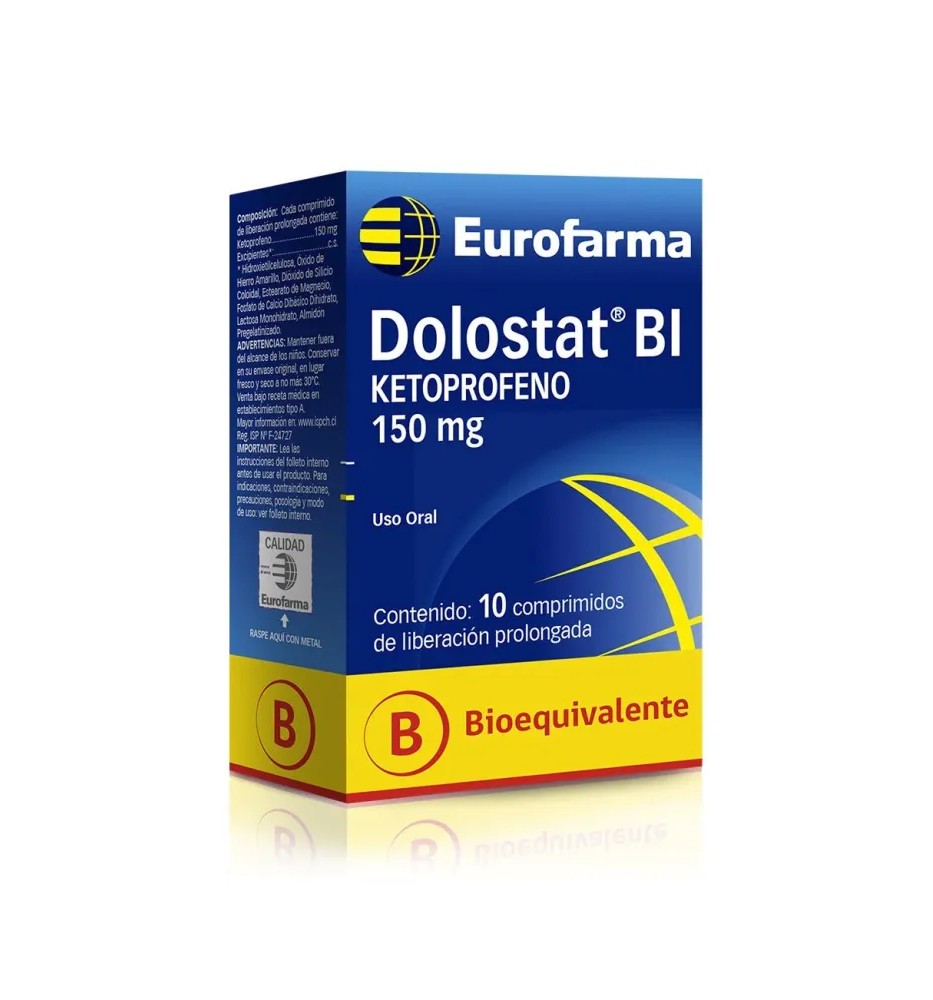 DOLOSTAT BI 150 MG X 10 COMPRIMIDOS DOLOSTAT BI 150 MG X 10 COMPRIMIDOS