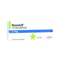 RAVOTRIL 2 MG X 30 COMPRIMIDOS