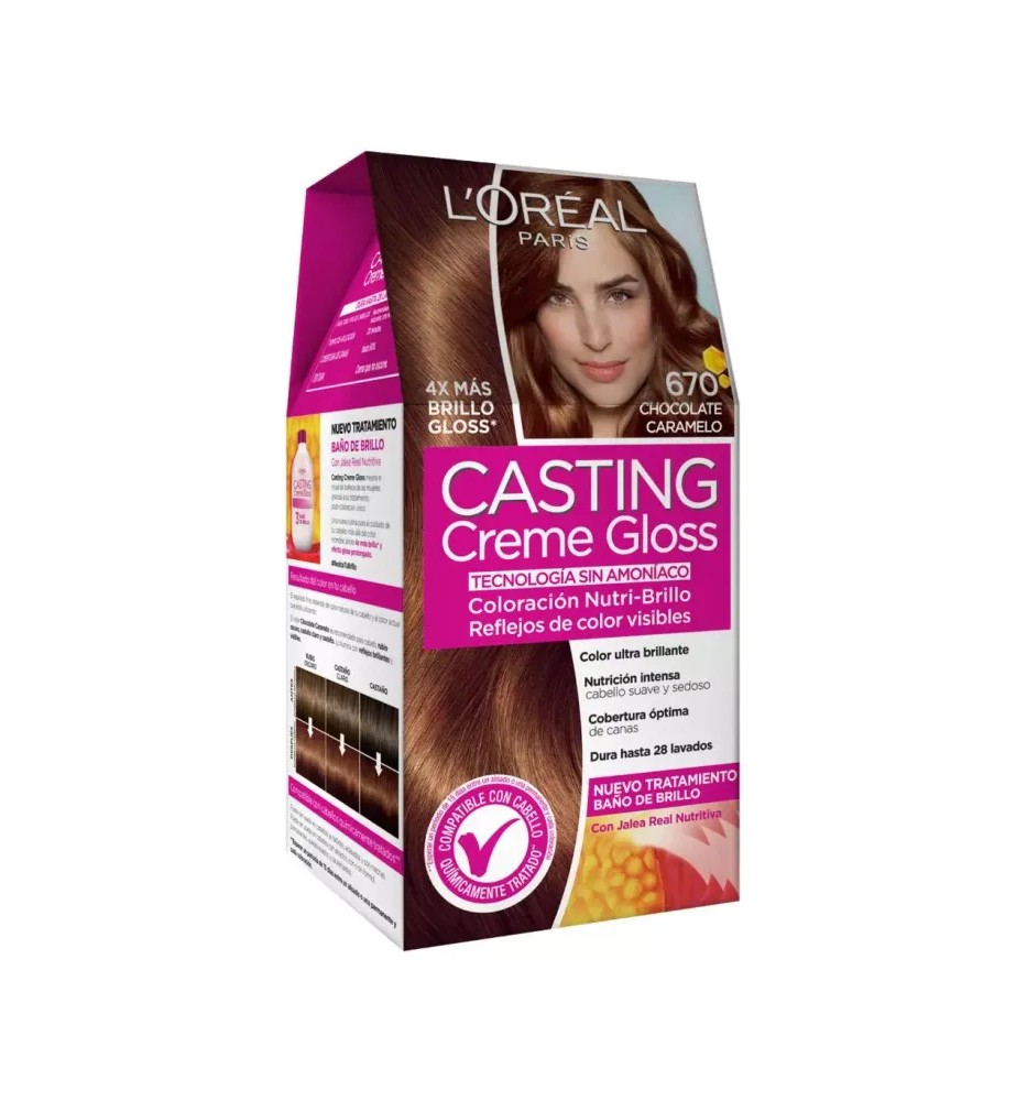 CASTING CREME GLOSS CHOCOLATE CARAMELO 670 CASTING CREME GLOSS CHOCOLATE CARAMELO 670