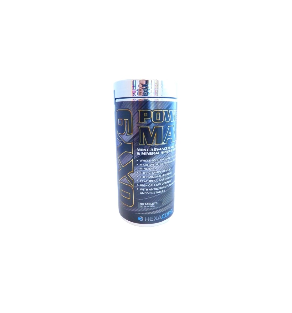 HEXACORE OXY 9 POWER MAN 90 TABLETAS HEXACORE OXY 9 POWER MAN 90 TABLETAS