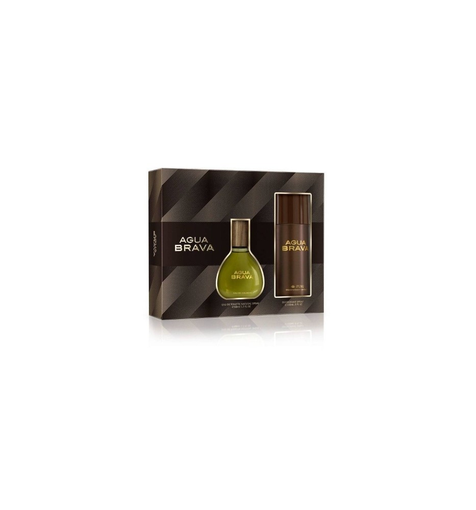 AGUA BRAVA EAU DE COLOGNE 50ML + DEO SPRAY 150ML AGUA BRAVA EAU DE COLOGNE 50ML + DEO SPRAY 150ML