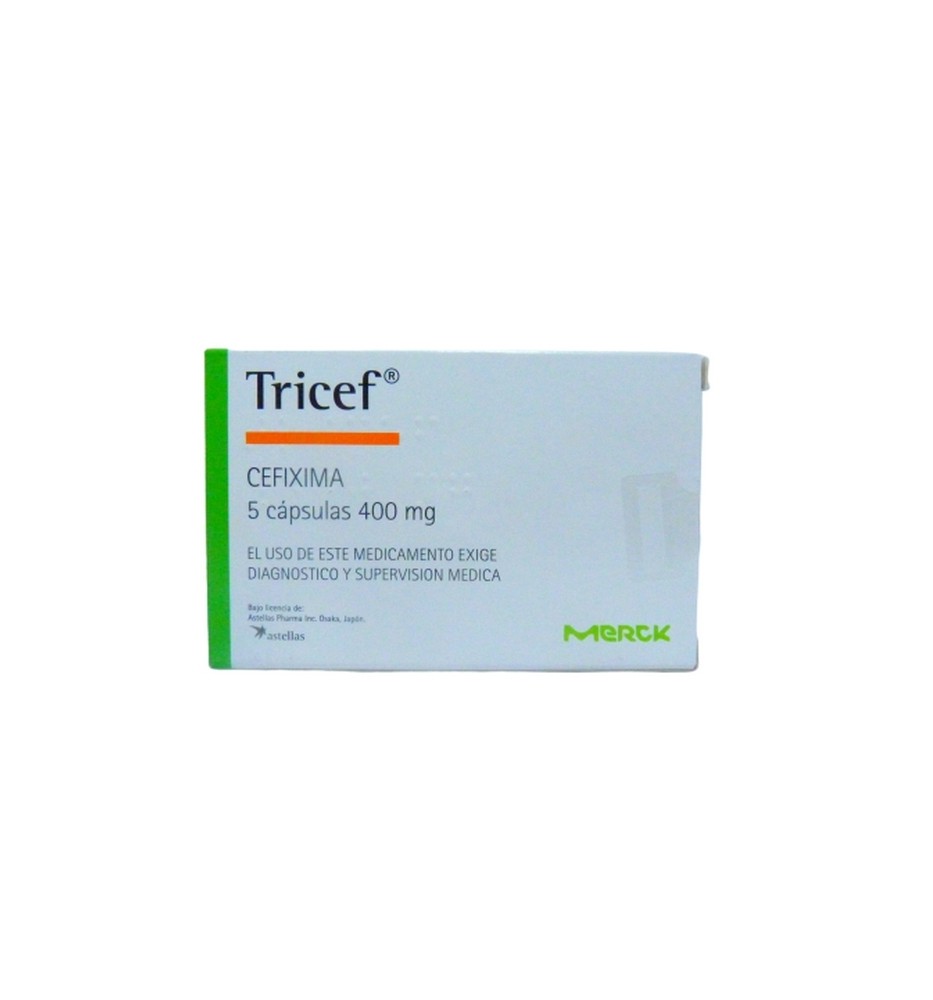 TRICEF 400 MG X 5 CAPSULAS TRICEF 400 MG X 5 CAPSULAS