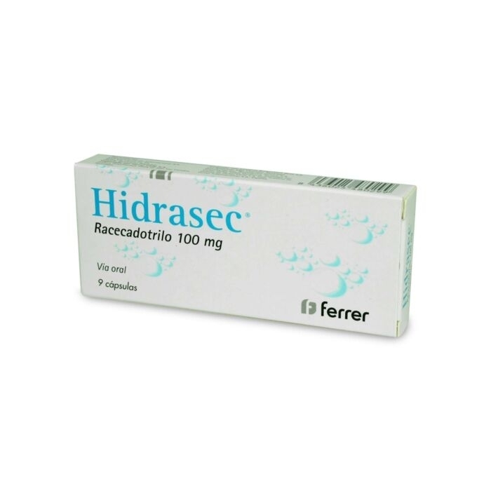 HIDRASEC 100 MG X 9 CAPSULAS