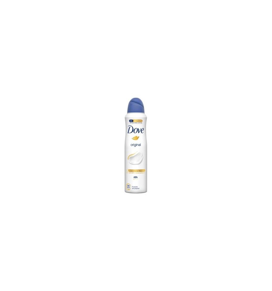 DOVE DESODORANTE SPRAY ORIGINAL 48H 150ML DAMA DOVE DESODORANTE SPRAY ORIGINAL 48H 150ML DAMA