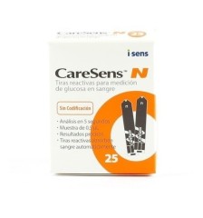 CINTAS DE GLICEMIA CARESENS N CAJA X 50