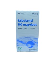 SALBUTAMOL 100 MCG X 200 DOSIS SOLUCION PARA INHALACION