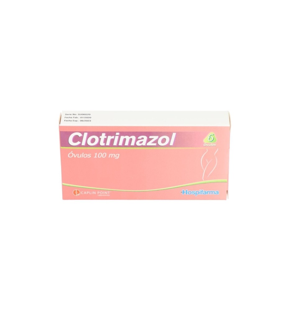 CLOTRIMAZOL 100 MG X 6 OVULOS CLOTRIMAZOL 100 MG X 6 OVULOS