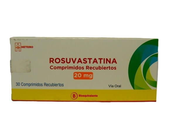 ROSUVASTATINA CALCICA 20 MG X 30 COMPRIMIDOS