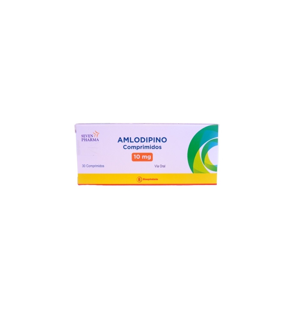 AMLODIPINO 10 MG X 30 COMPRIMIDOS AMLODIPINO 10 MG X 30 COMPRIMIDOS