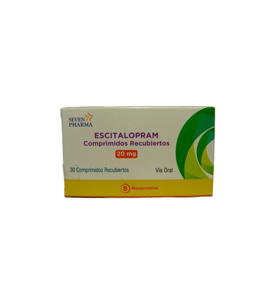 ESCITALOPRAM 20MG X30 COMPRIMIDOS RECUBIERTOS