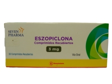 ESZOPICLONA 3 MG X 30 COMPRIMIDOS RECUBIERTOS