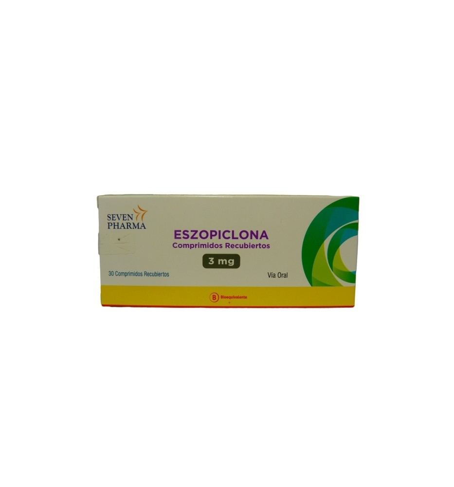ESZOPICLONA 3MG X30 COMPRIMIDOS RECUBIERTOS