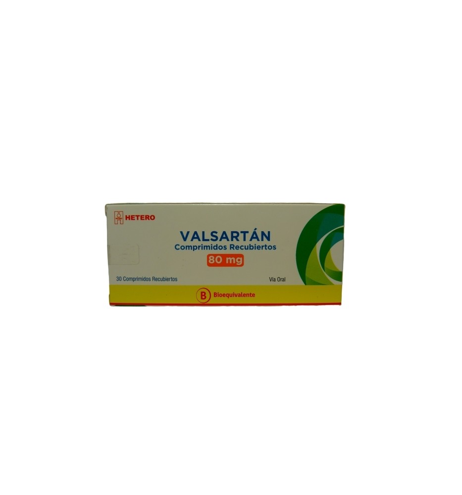 VALSARTAN 80 MG X30 COMPRIMIDOS VALSARTAN 80 MG X30 COMPRIMIDOS