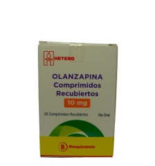 OLANZAPINA 10 MG X 30 COMPRIMIDOS