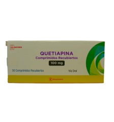 QUETIAPINA 100 MG X 30 COMPRIMIDOS RECUBIERTOS