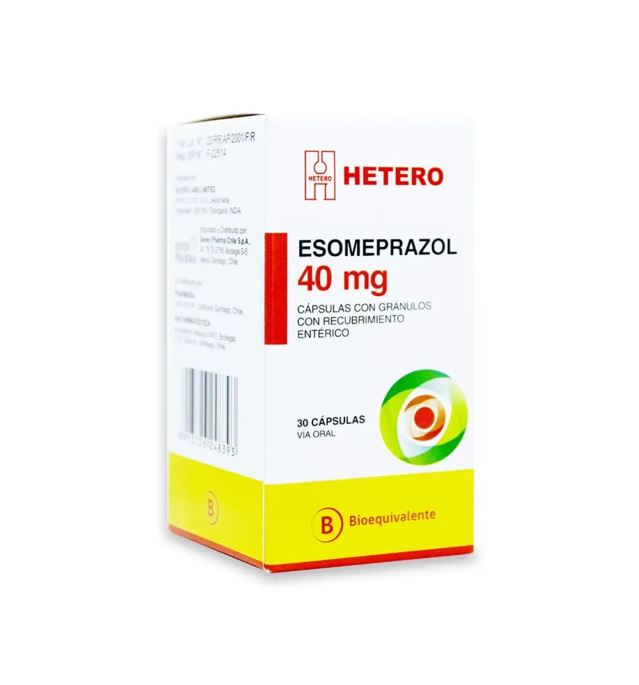 ESOMEPRAZOL 40 MG X30 CAPSULAS ESOMEPRAZOL 40 MG X30 CAPSULAS
