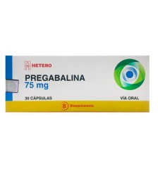 PREGABALINA 75MG X30 CAPSULAS