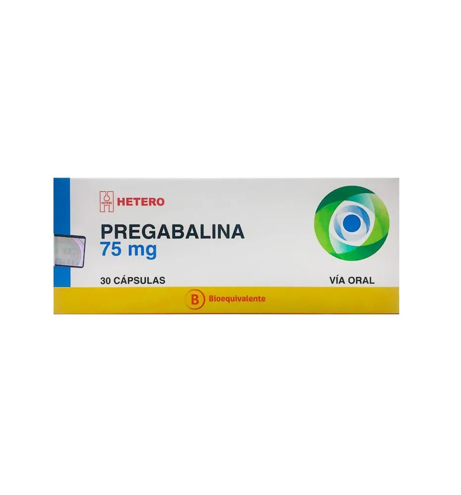 PREGABALINA 75MG X30 CAPSULAS