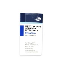 METOTREXATO 50 MG /2ML X 1 AMPOLLA