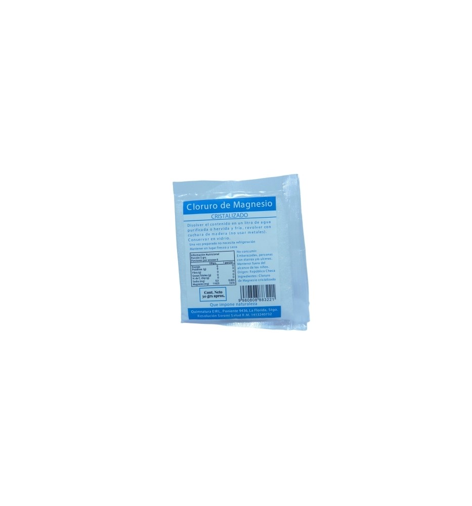 CLORURO DE MAGNESIO X 30G