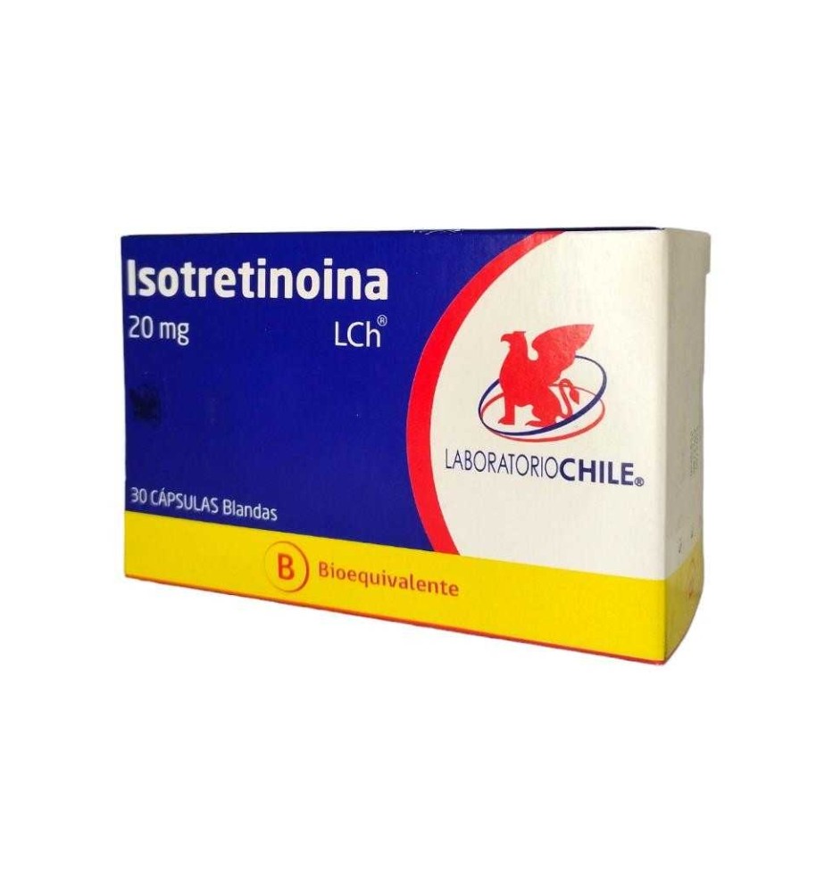 ISOTRETINOINA 20 MG X 30 CAPSULAS