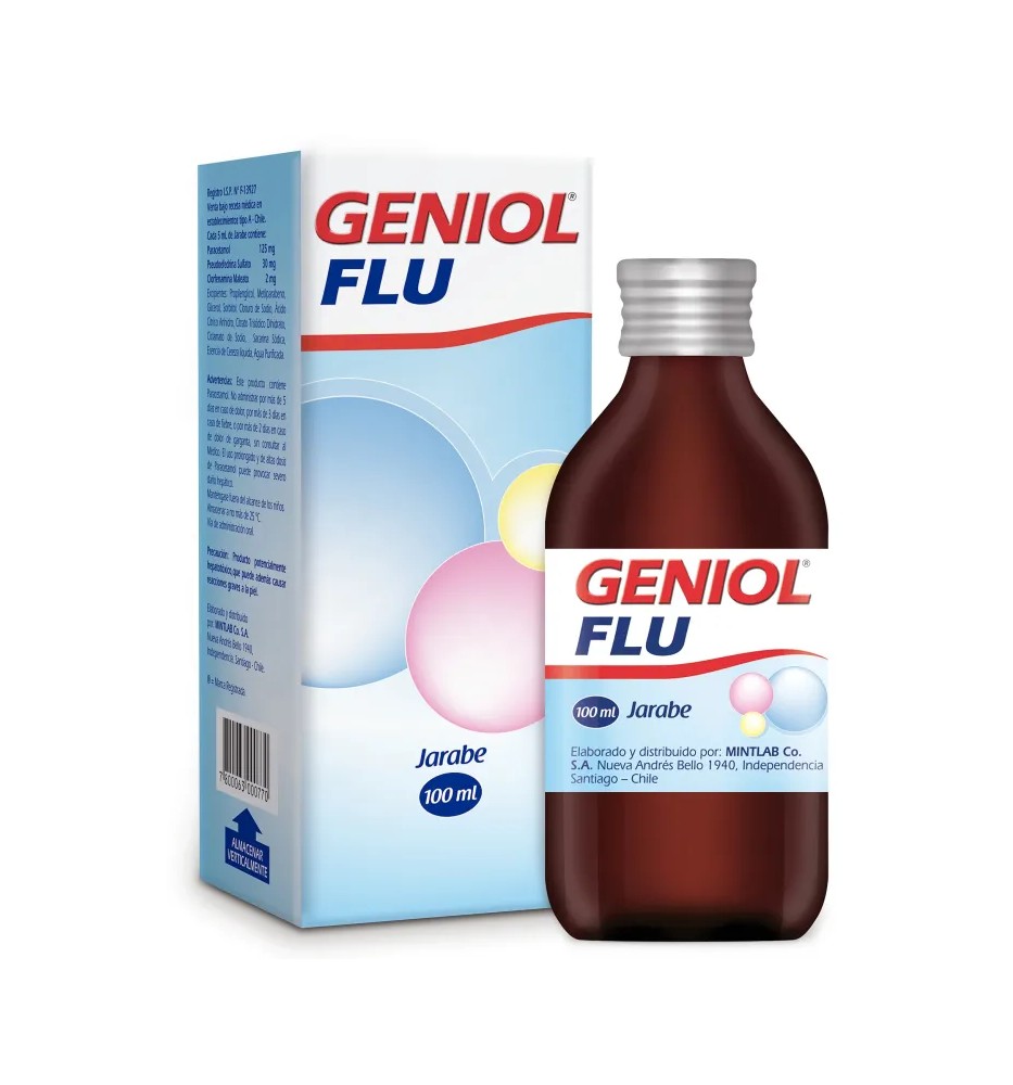 GENIOL FLU JARABE 100ML X100 GENIOL FLU JARABE 100ML X100