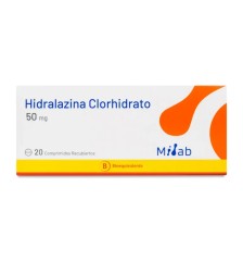 HIDRALAZINA 50MG X20 COMPRIMIDOS