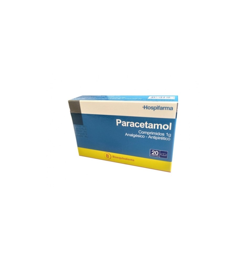 PARACETAMOL 1G X20 COMPRIMIDOS PARACETAMOL 1G X20 COMPRIMIDOS