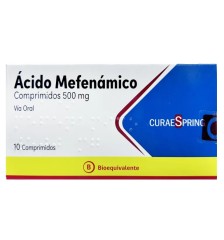 ACIDO MEFENAMICO 500MG X10 COMPRIMIDOS