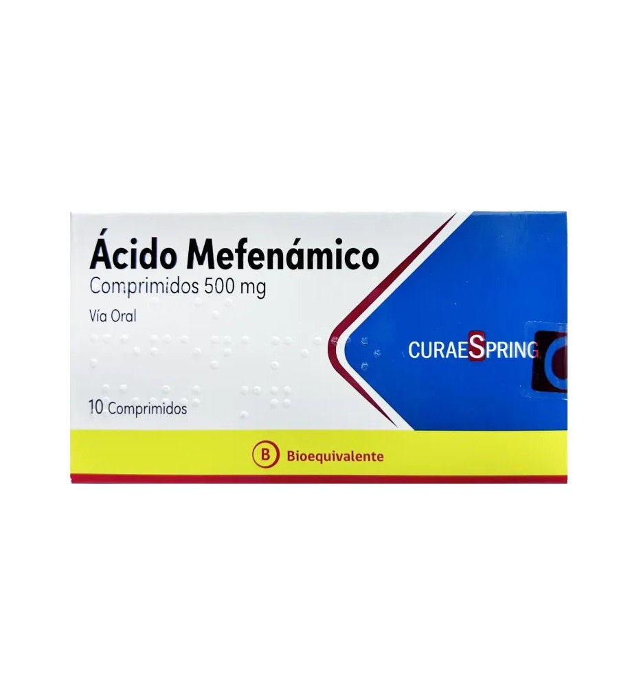 ACIDO MEFENAMICO 500MG X10 COMPRIMIDOS