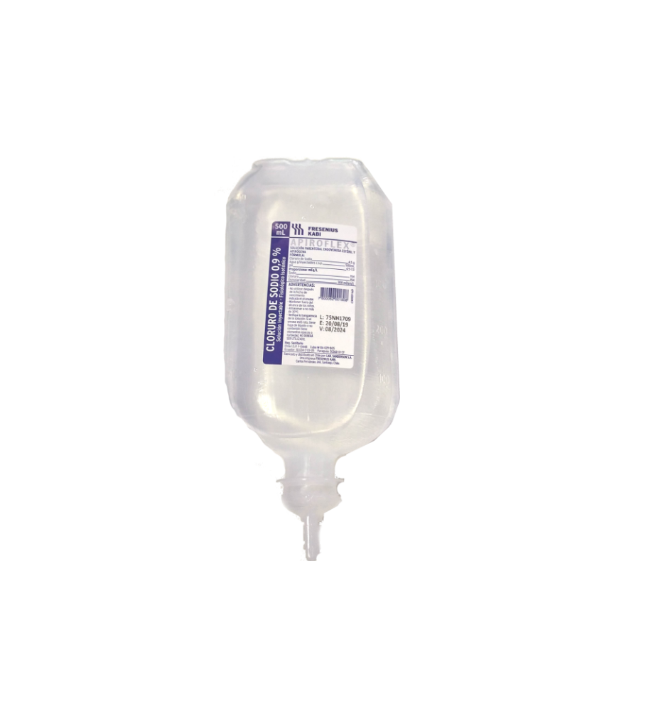 CLORURO DE SODIO 0.9 % X 500 ML