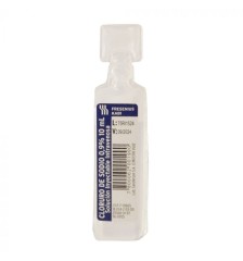 CLORURO DE SODIO 0.9% 10ML X10 AMPOLLA
