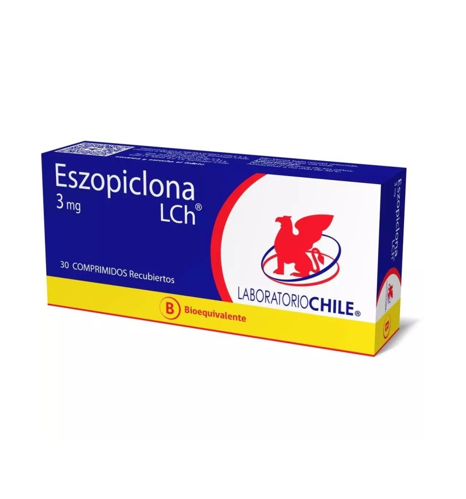 ESZOPICLONA 3MG X30 COMPRIMIDOS RECUBIERTOS ESZOPICLONA 3MG X30 COMPRIMIDOS RECUBIERTOS